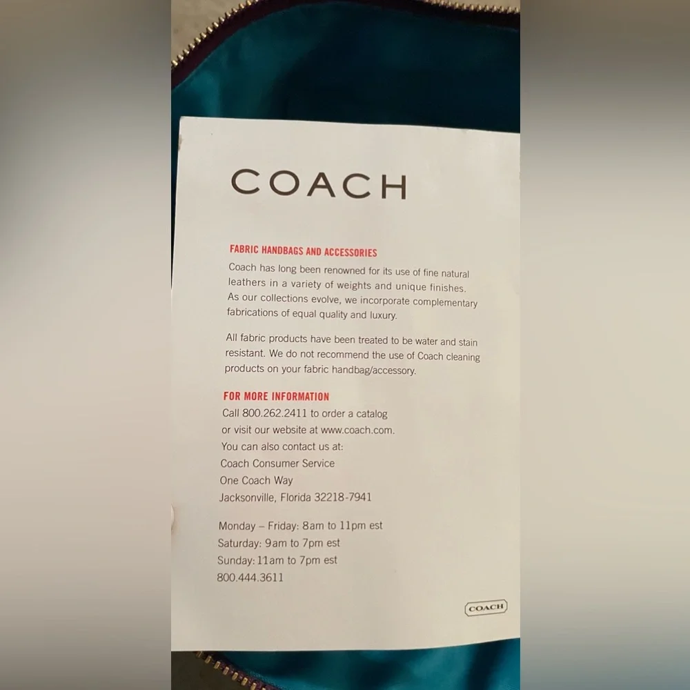 Coach Poppy Signature Multicolor Glam Tote!